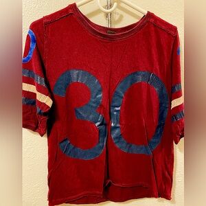 We the Free football jersey style top